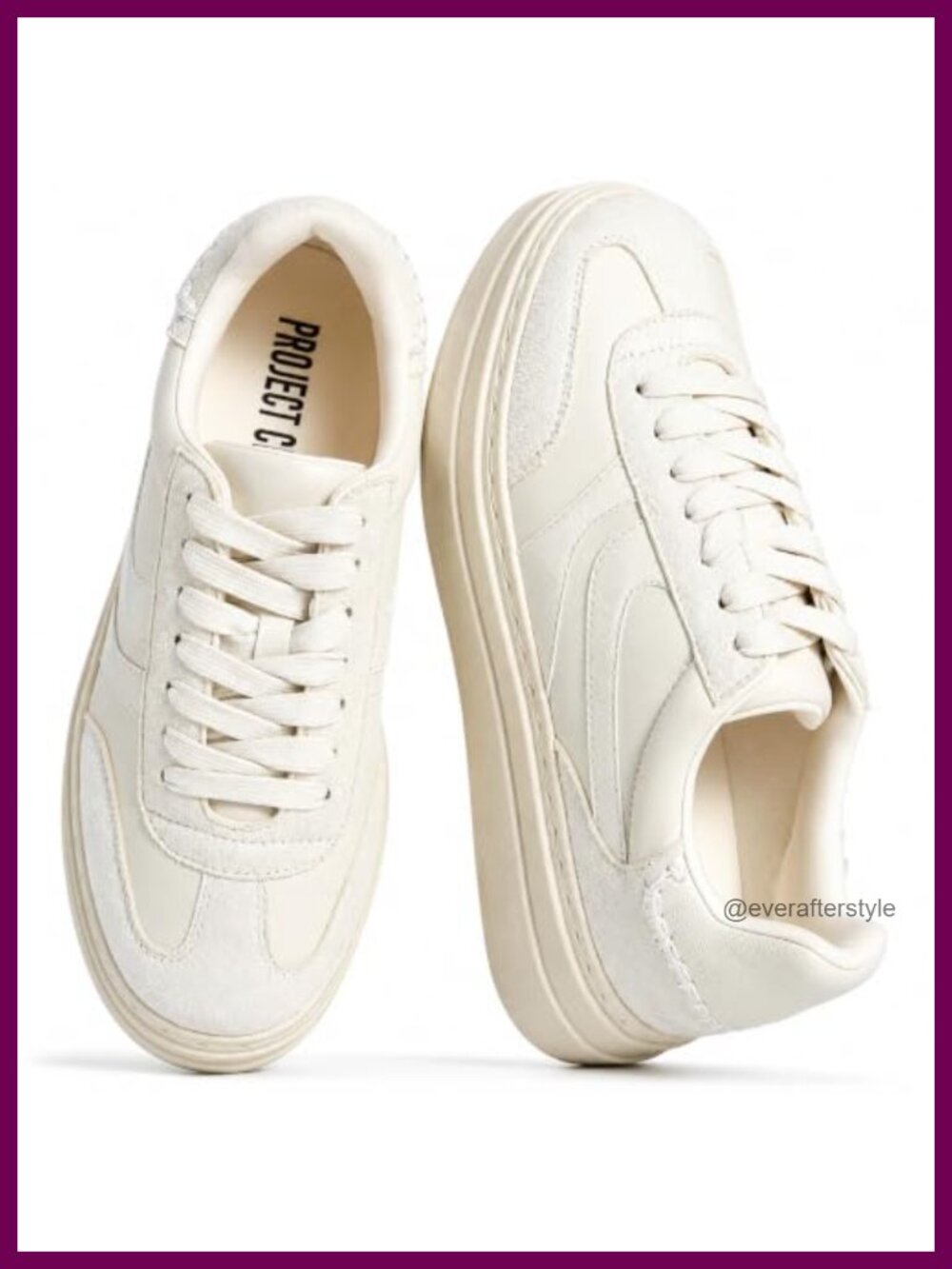 Platform Sneakers for Women Lightweight Memory Foam Lace-Up Shoes